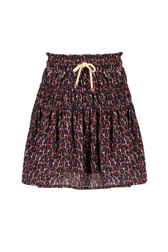 Neille Batik Leopard Skirt N208-5702