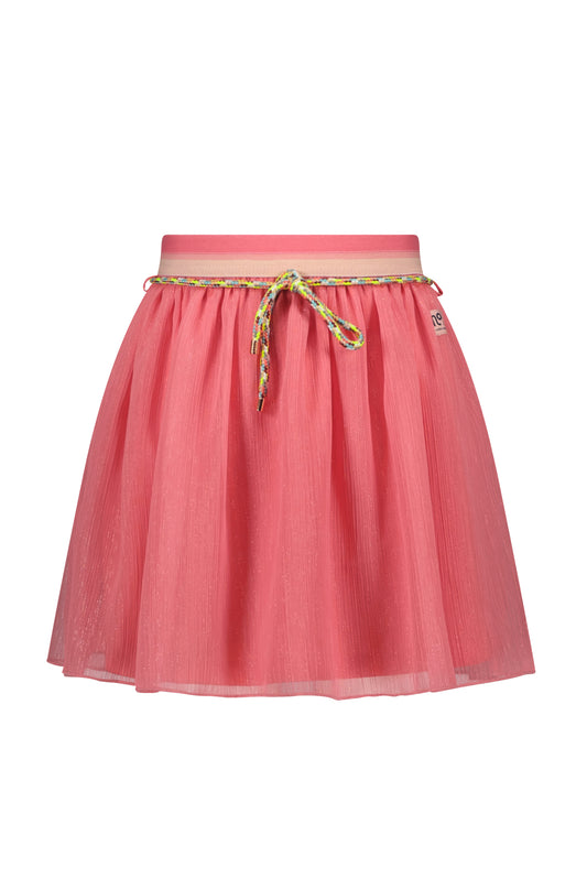 Noba Peach Blossom Cord Skirt  N302-5707