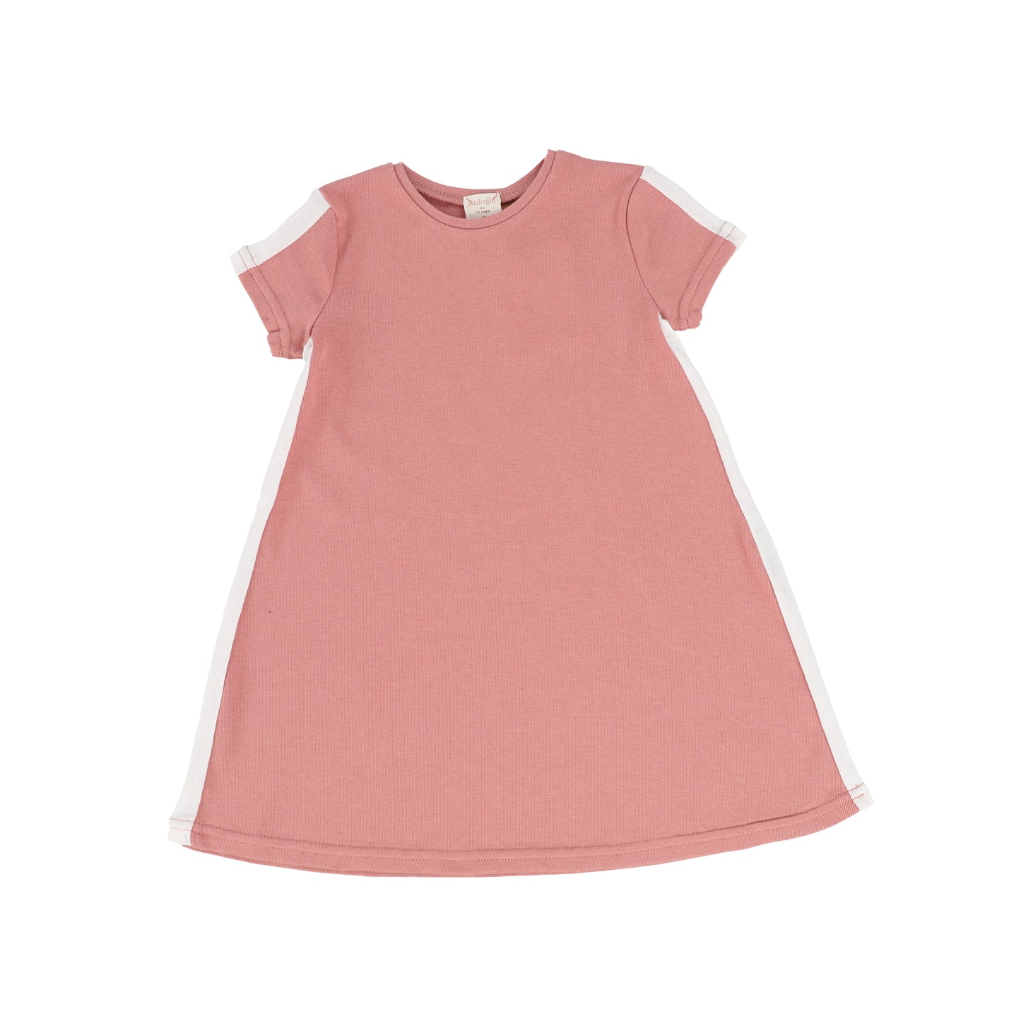 Linear Short Sleeve Dress