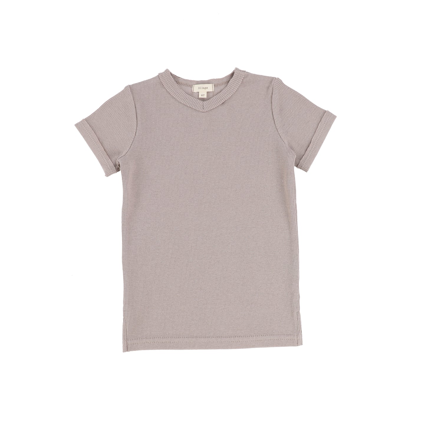 Short sleeve Ribbed V-tee