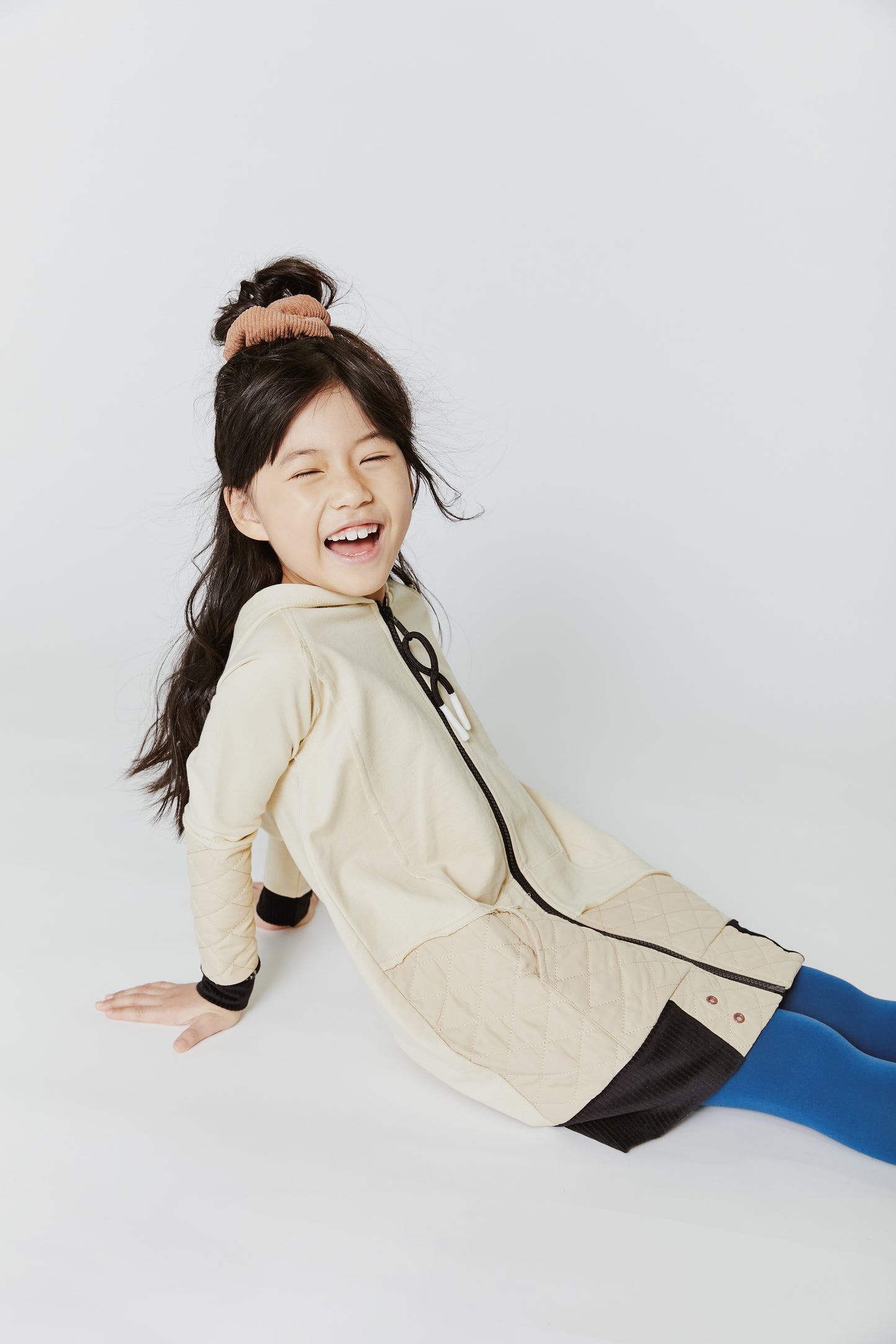 Half Zip Quilt Dress AL2262