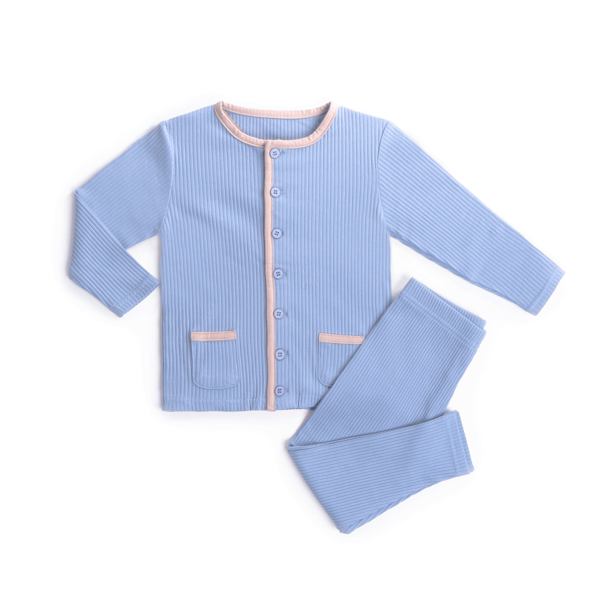 Contrast Rib Two Piece y1480E