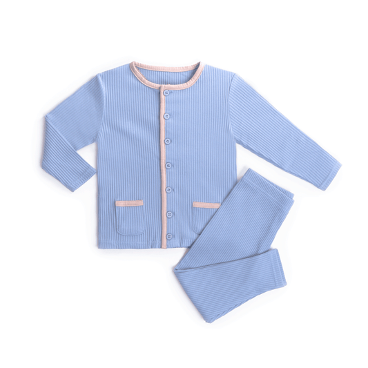 Contrast Rib Two Piece y1480E