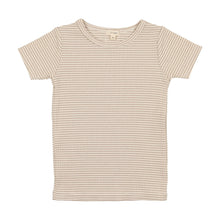 Load image into Gallery viewer, Striped Ribbed Short Sleeve Tee SPST