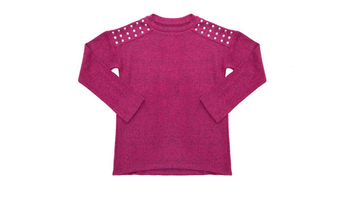Berry Studded Top F22-295X