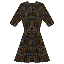 Load image into Gallery viewer, Digital Print Drop Waist Dress CYT1782