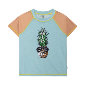 Pineapple Rash Guard and Trunks