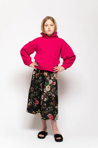 Midi Floral Skirt N0210