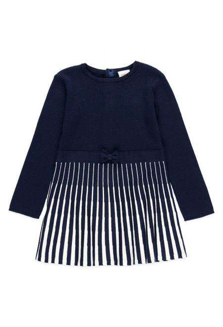 Navy Knit Dress 725228-2440
