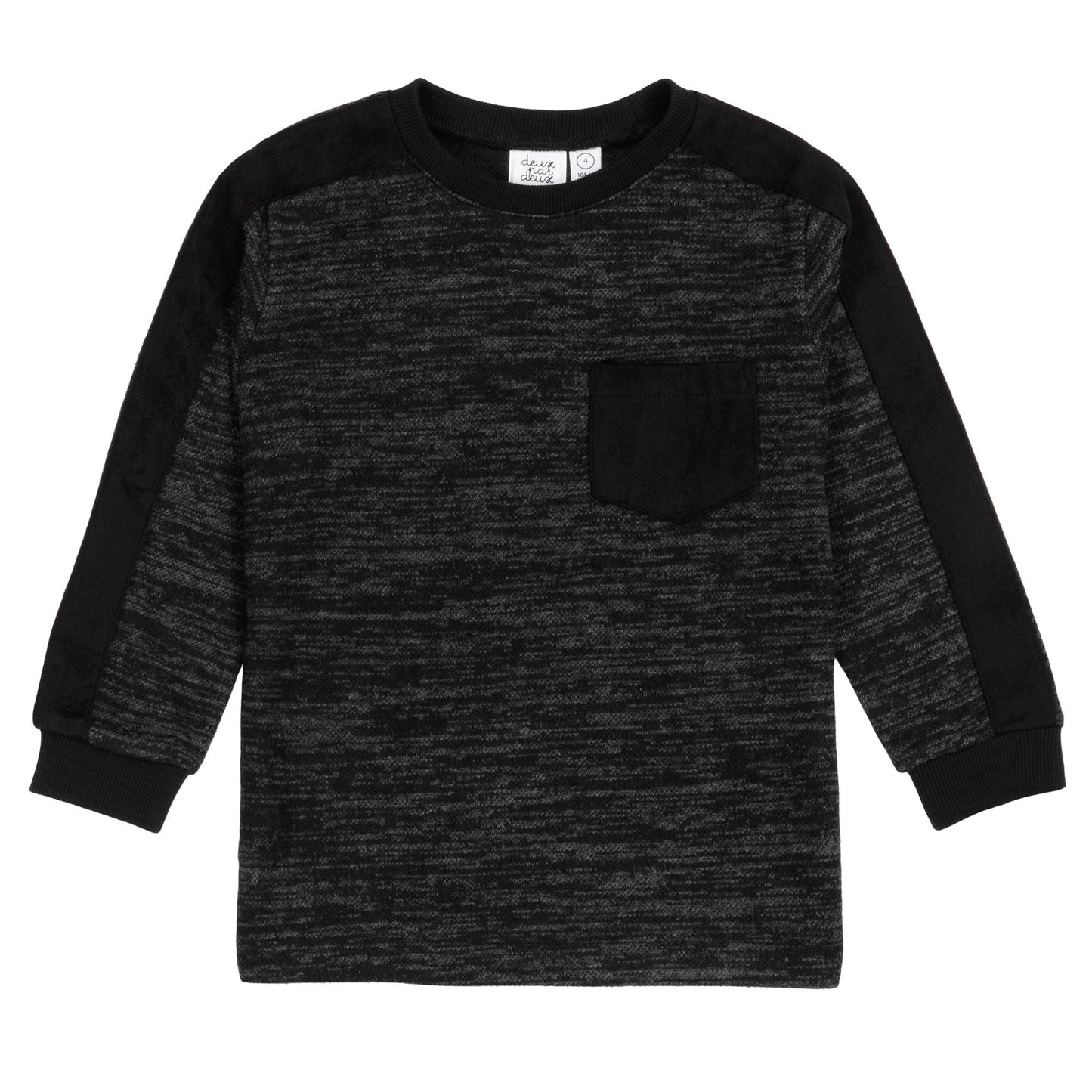 Suede Detail Jersey Top C20R70