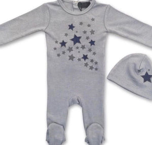Star romper with hat 6941b