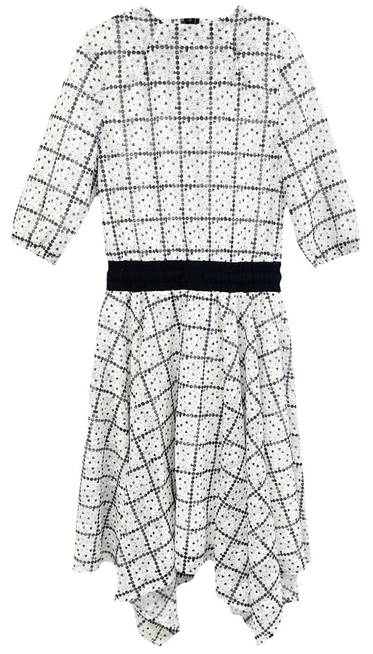 Lacey Waisted Heart Dress D1331