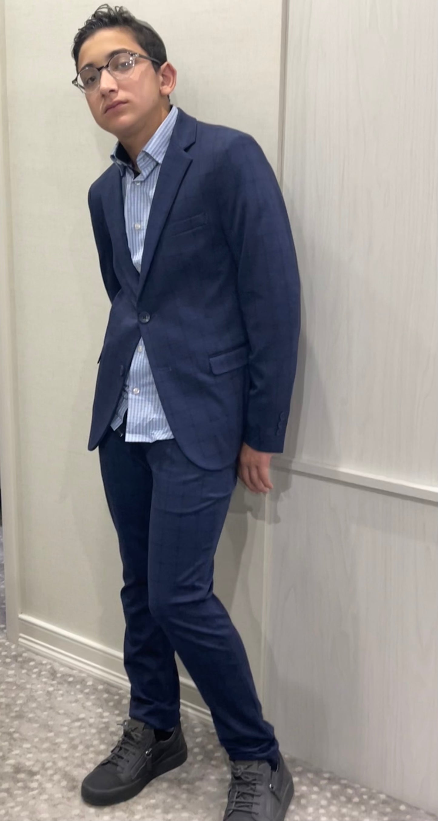 Patterned Stretch Suit