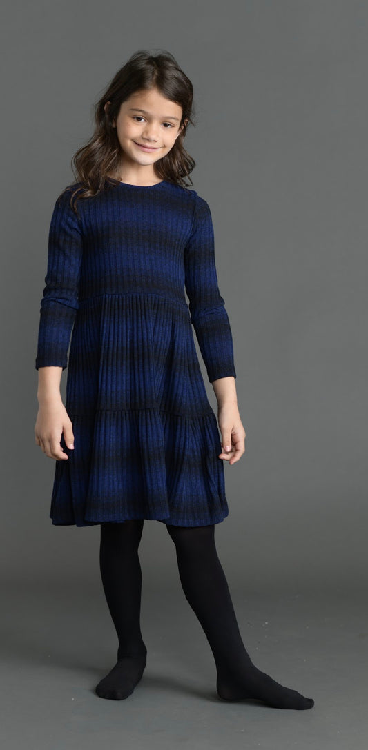 Ribbed A-line Dress DW2118-A