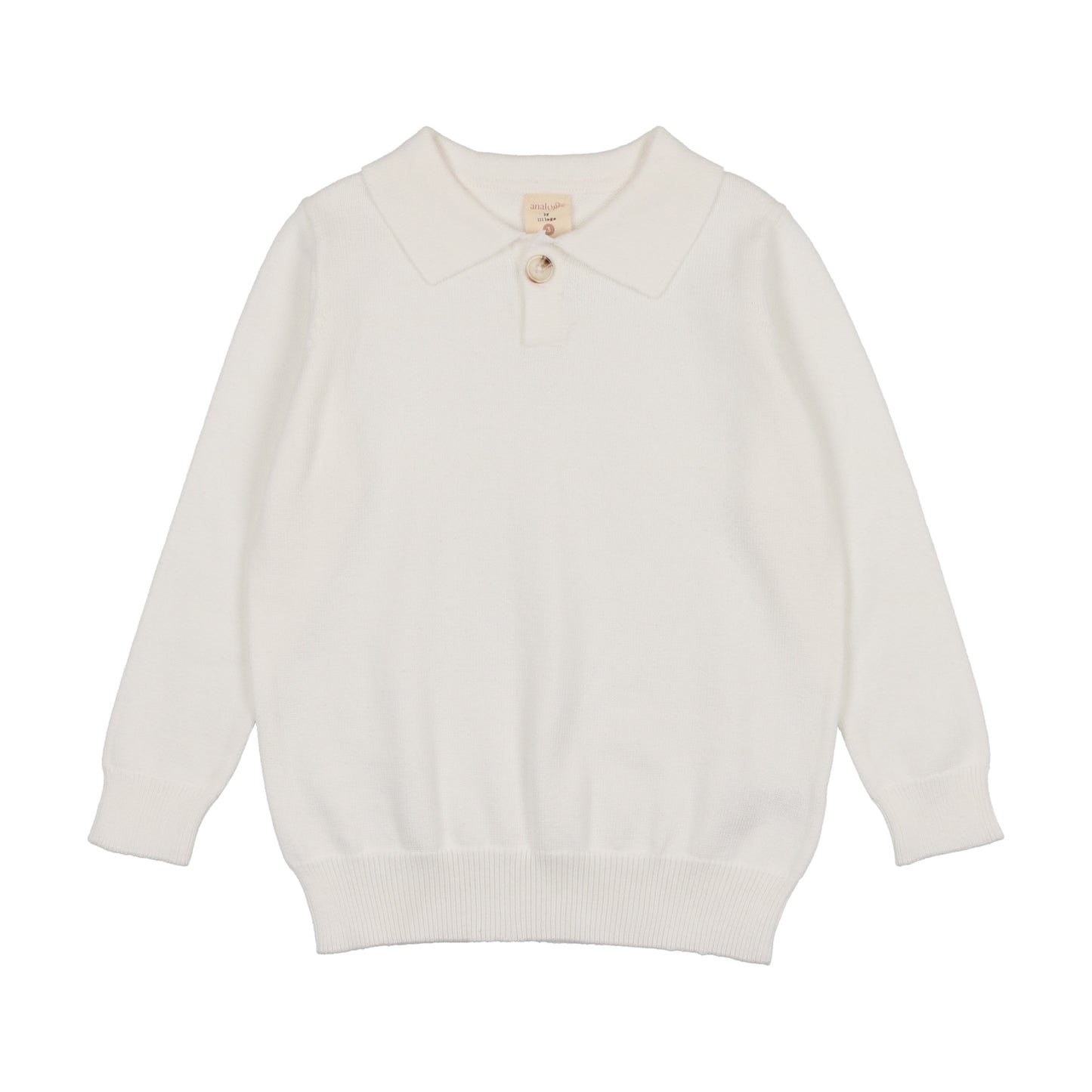 Long sleeve knit polo