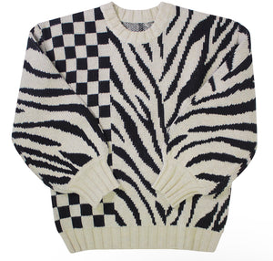 Mix Pattern Sweater G2244A