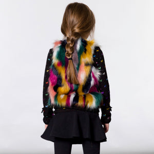 Colorful Furry Vest
