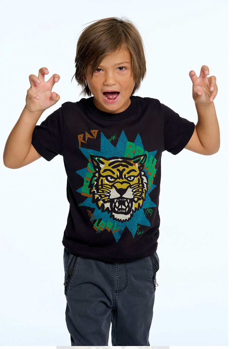 Tiger Clouds Tee CB103907-CHK2209-TRBLK