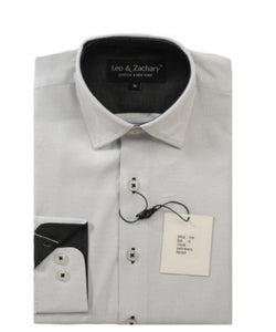 White Pin Dot Dress Shirt 5799