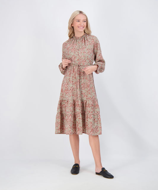 Floral Drawstring Dress CYT1798