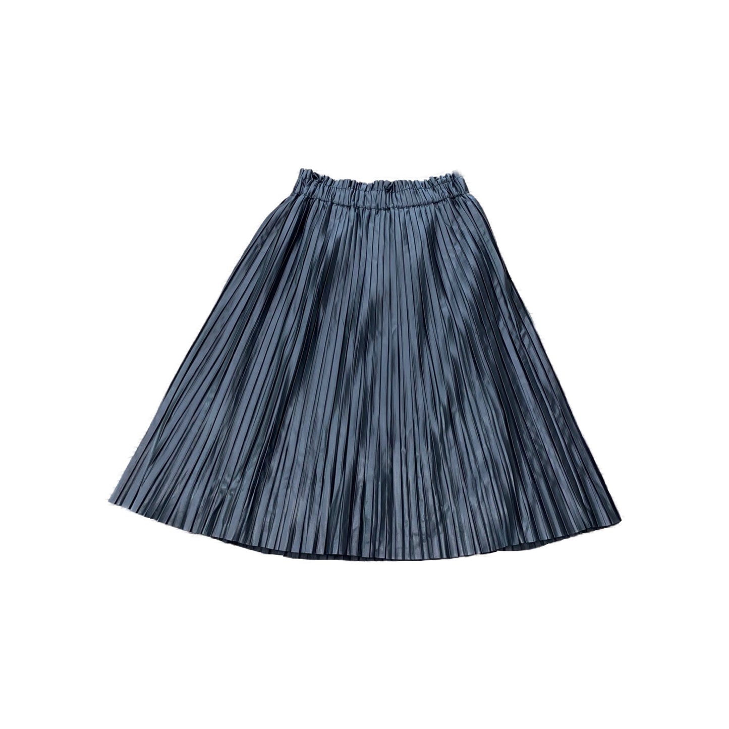 Leather pleated Black Skirt FW212660-A