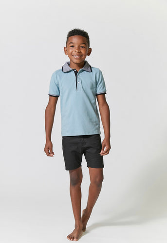 Stripe Collared Polo AL2305