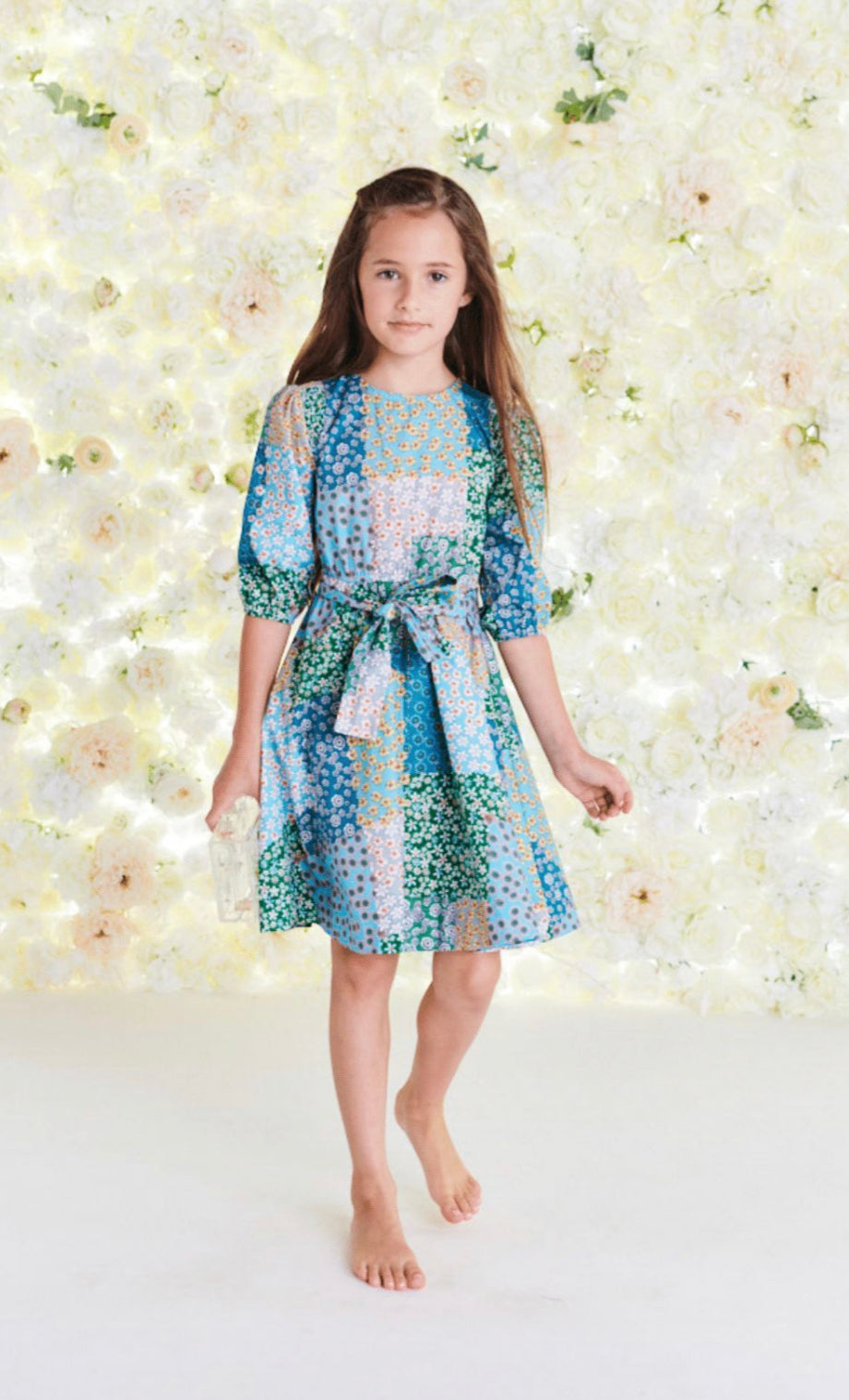 Colorful Floral Print Dress 1362