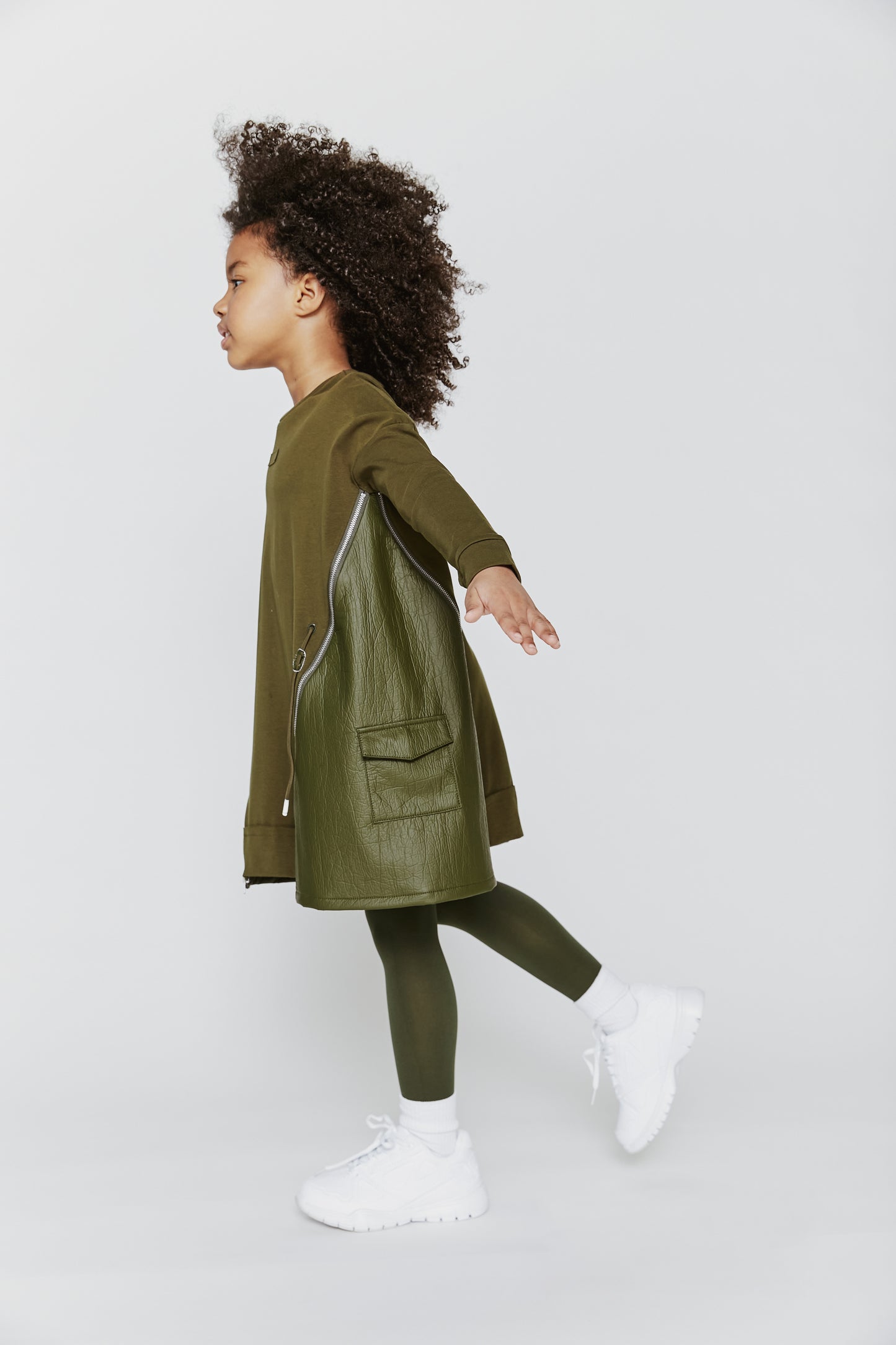 Zip Sweat Dress AL2242