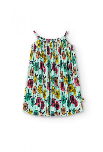 Pleated Jumper Dress 456128-9080