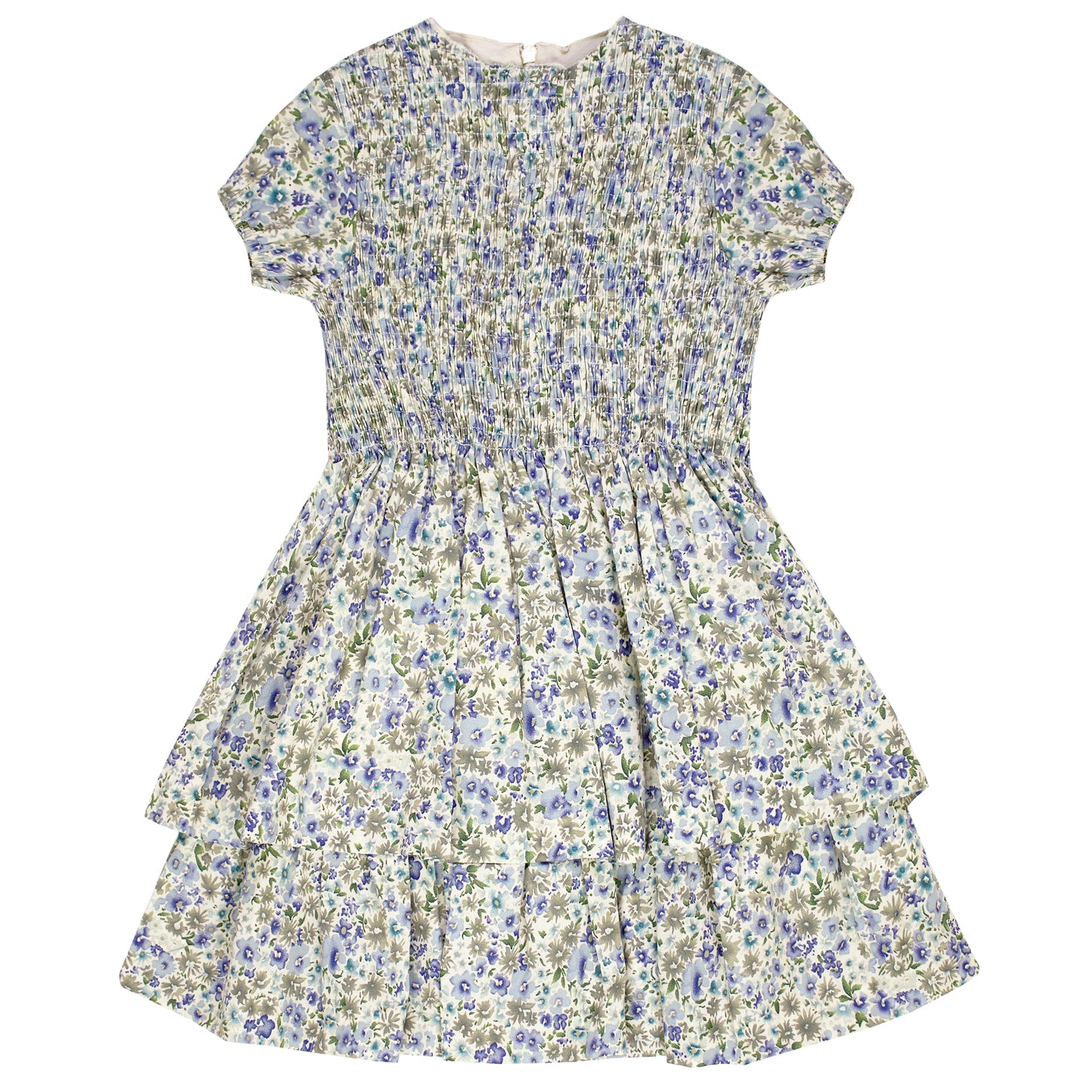 Floral Smocked Dress TD2778