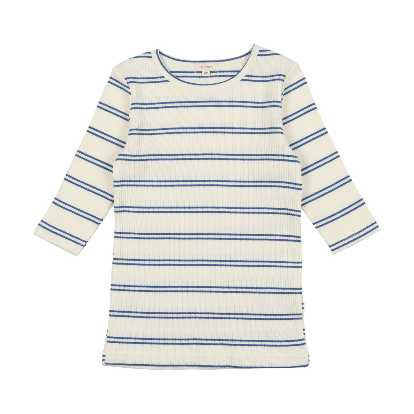 Striped 3/4 Sleeve Tee BGTEE