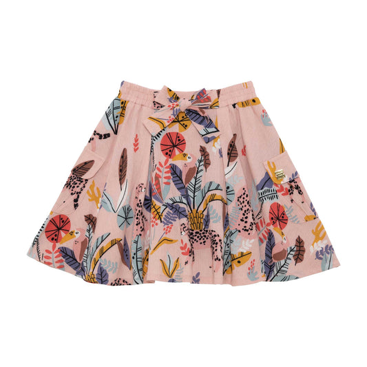 Jungle Print Skirt D30K80