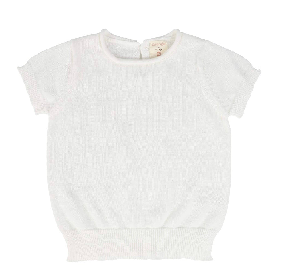 Knit Short Sleeve Sweater NSS