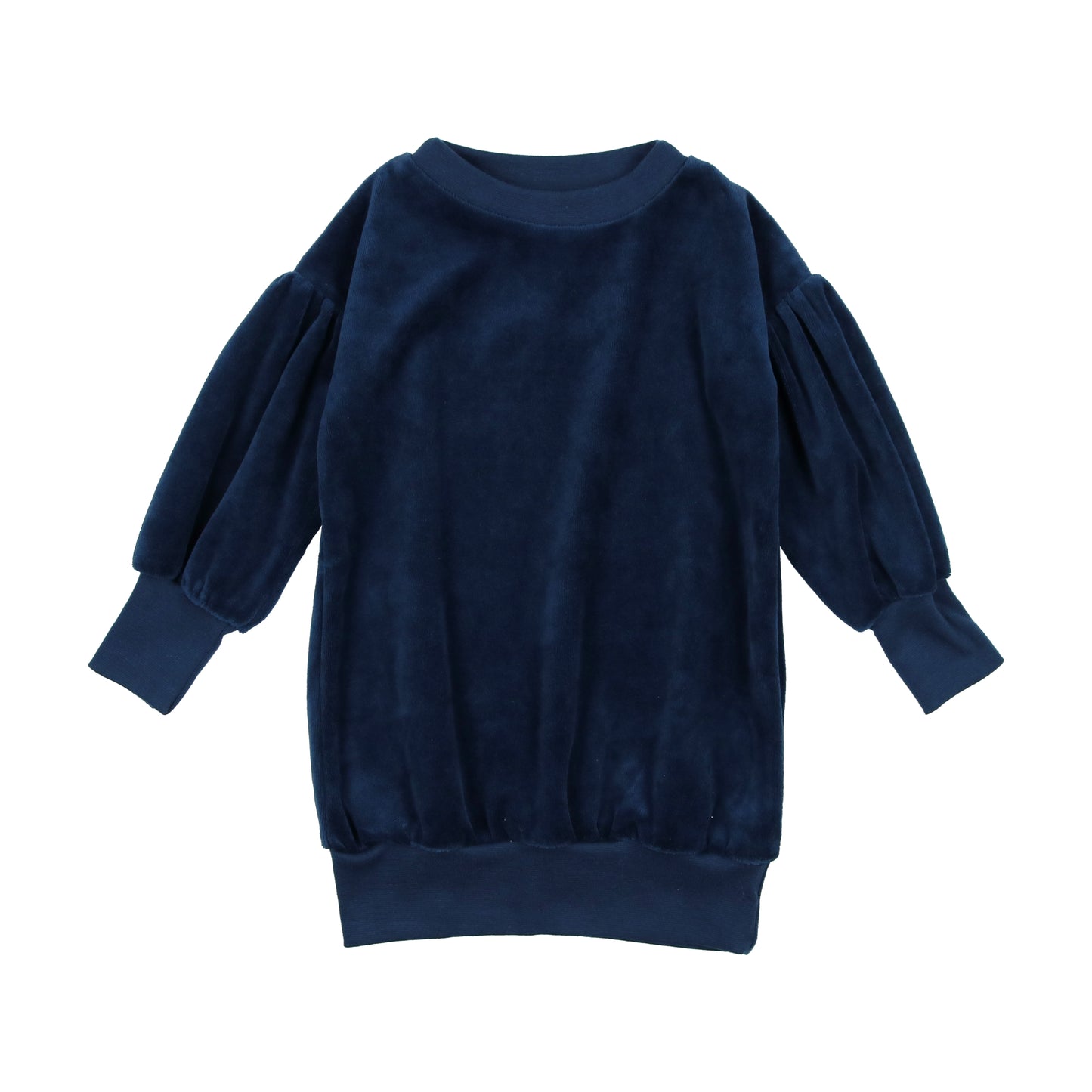 Velour Puff Sleeve Dress VPSD