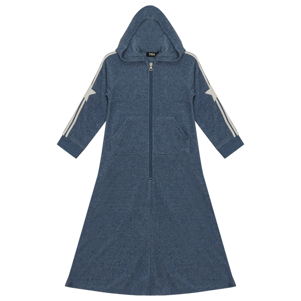 Star Stripe Terry Robe cy1793R