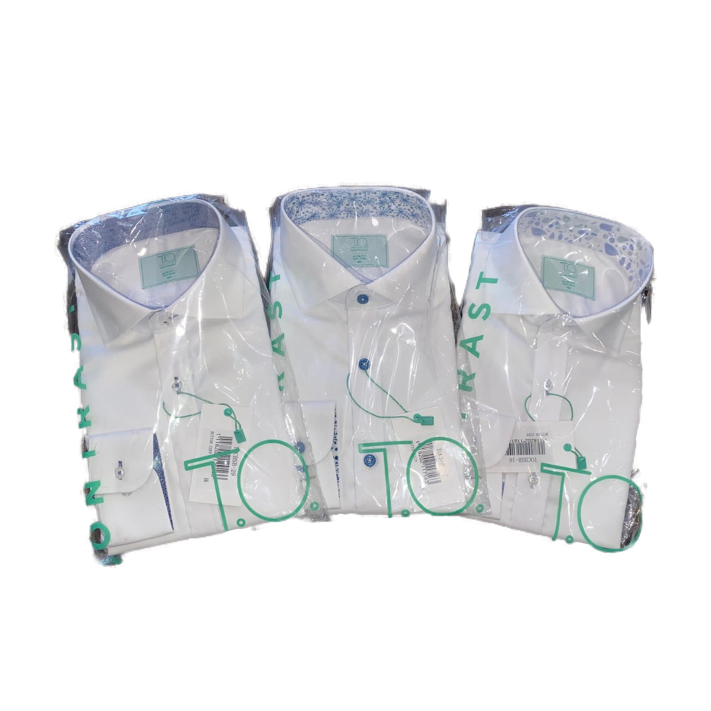 T.O. Slim Long Sleeve White Shirt TOCBSB