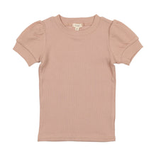 Load image into Gallery viewer, Ribbed Puff Short Sleeve Tee SPST