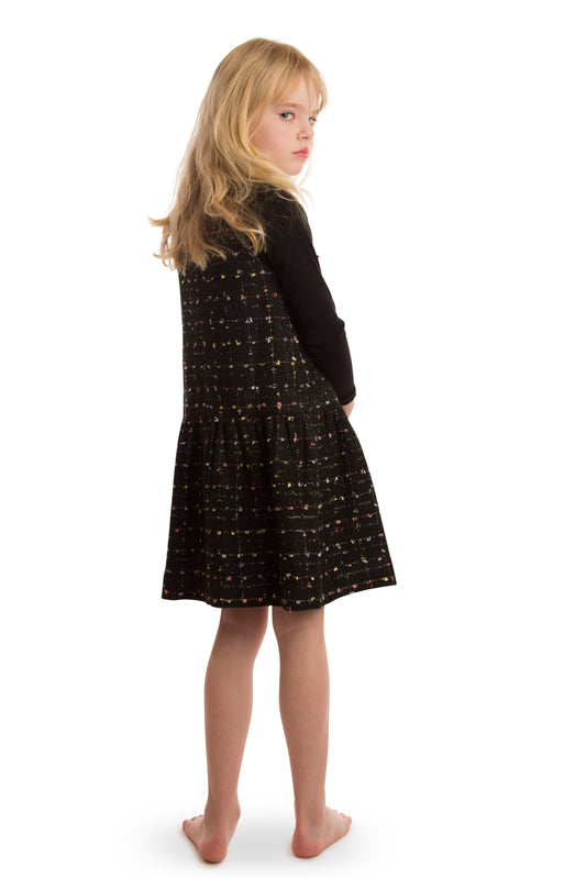 Tweed Bow Dress SNK932