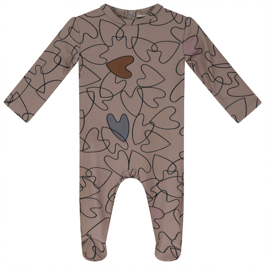 Star/Heart Baby Romper CY1551B