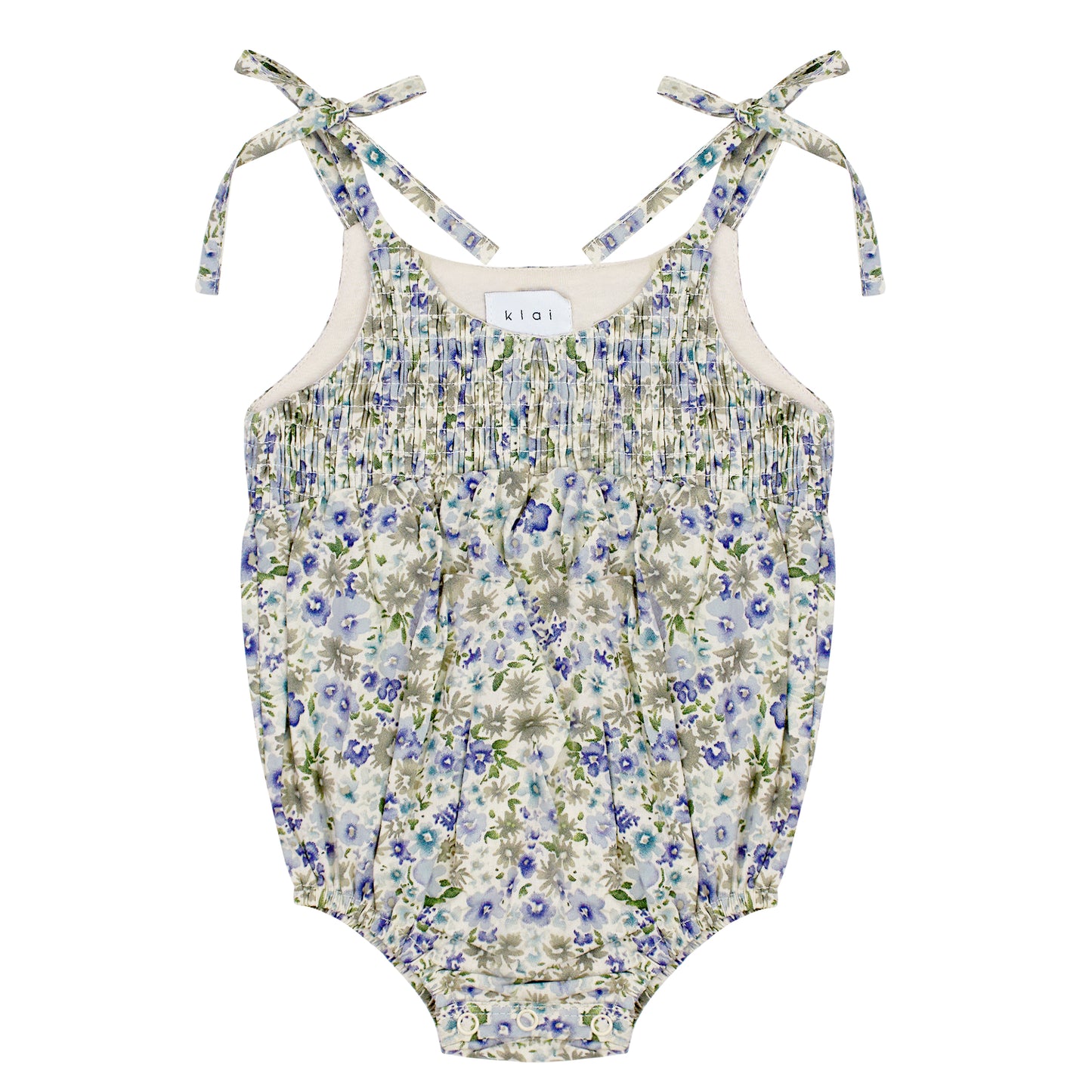 Floral Smocked Bubble TD2779