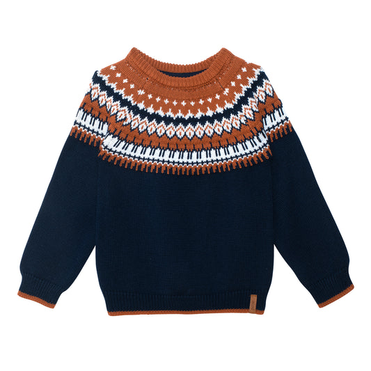 Fair Isle Sweater Top D20UT76