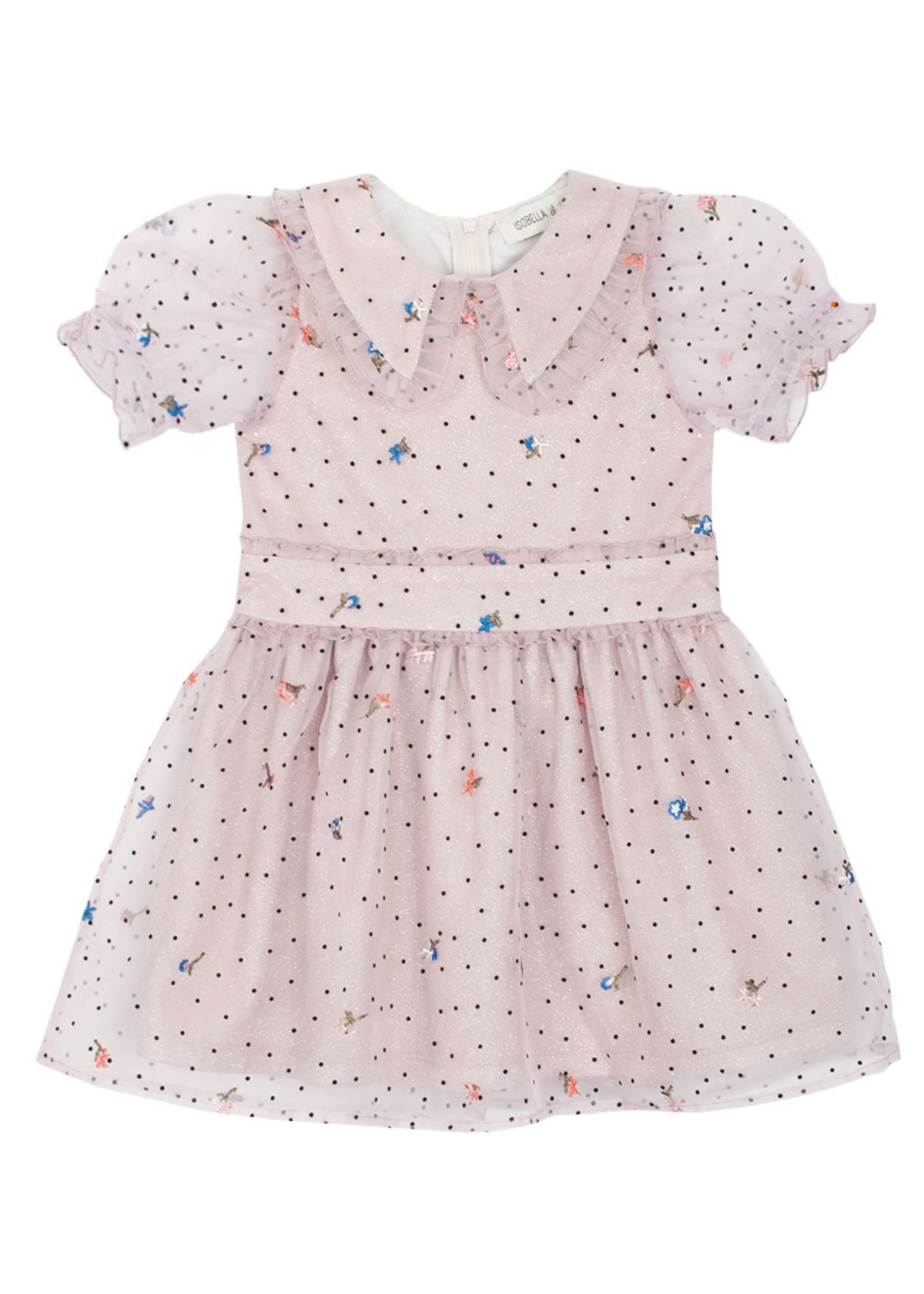 Sparkly Embroidered Organza Dress 5922ME