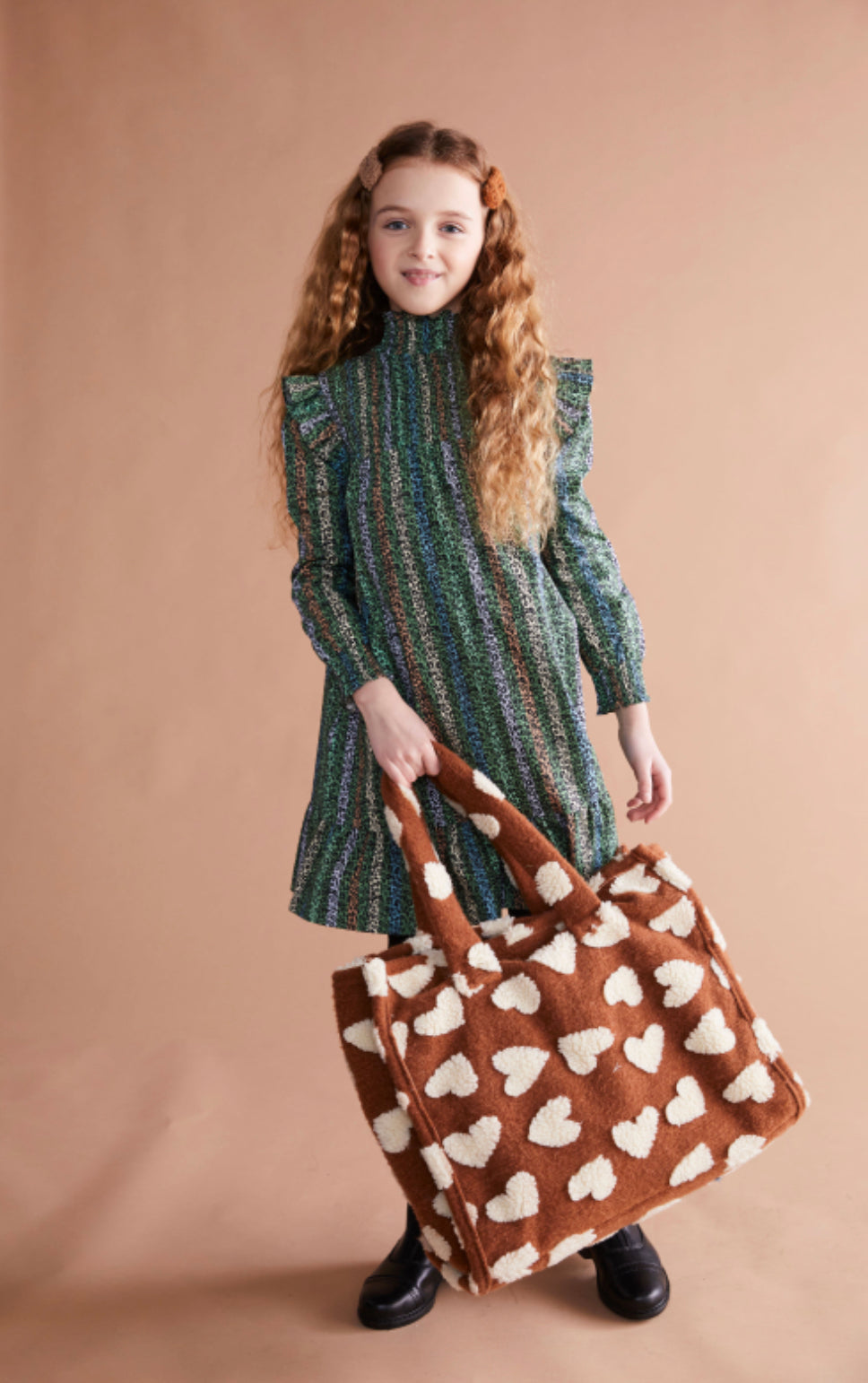 Vertical Floral Striped Dress 1240