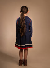 Load image into Gallery viewer, Navy Ruffle Skirt SNK1265