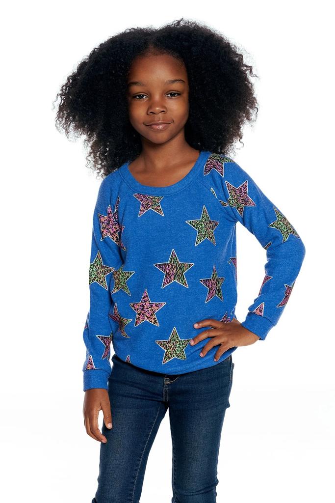 Bliss Knit Scribble Stars Pullover
