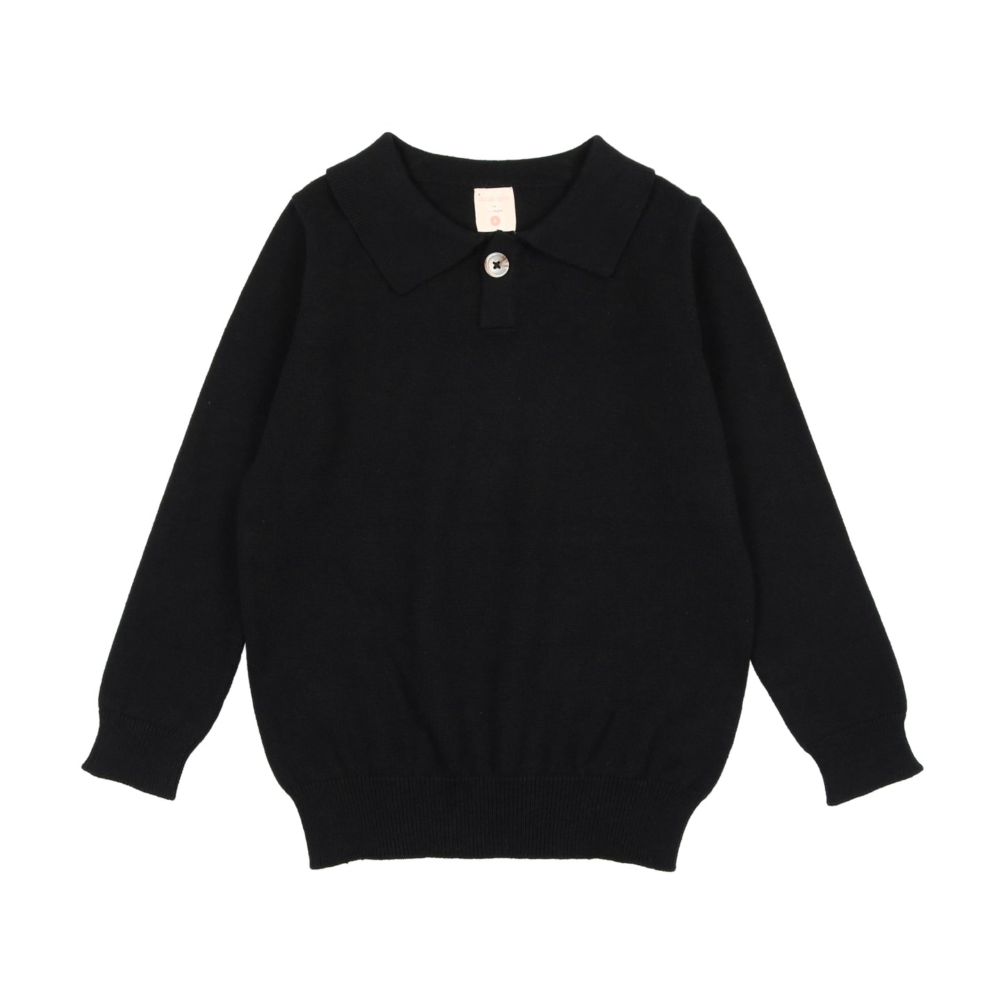 Long sleeve knit polo