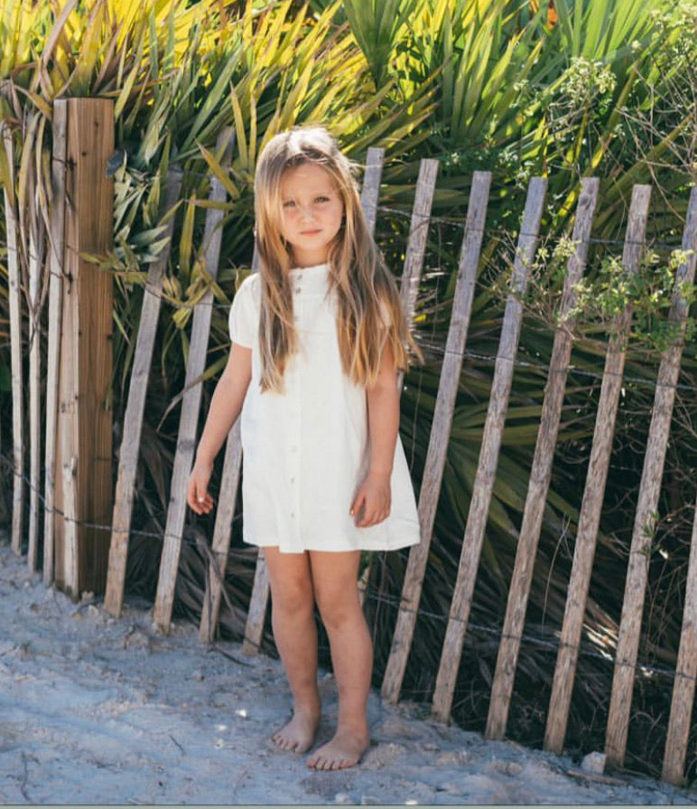 Linen Collar Dress