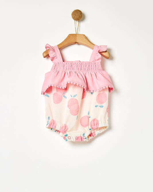 Apple Print Romper