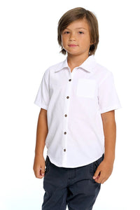 CB1145-WHT-G white woven heirloom shirt