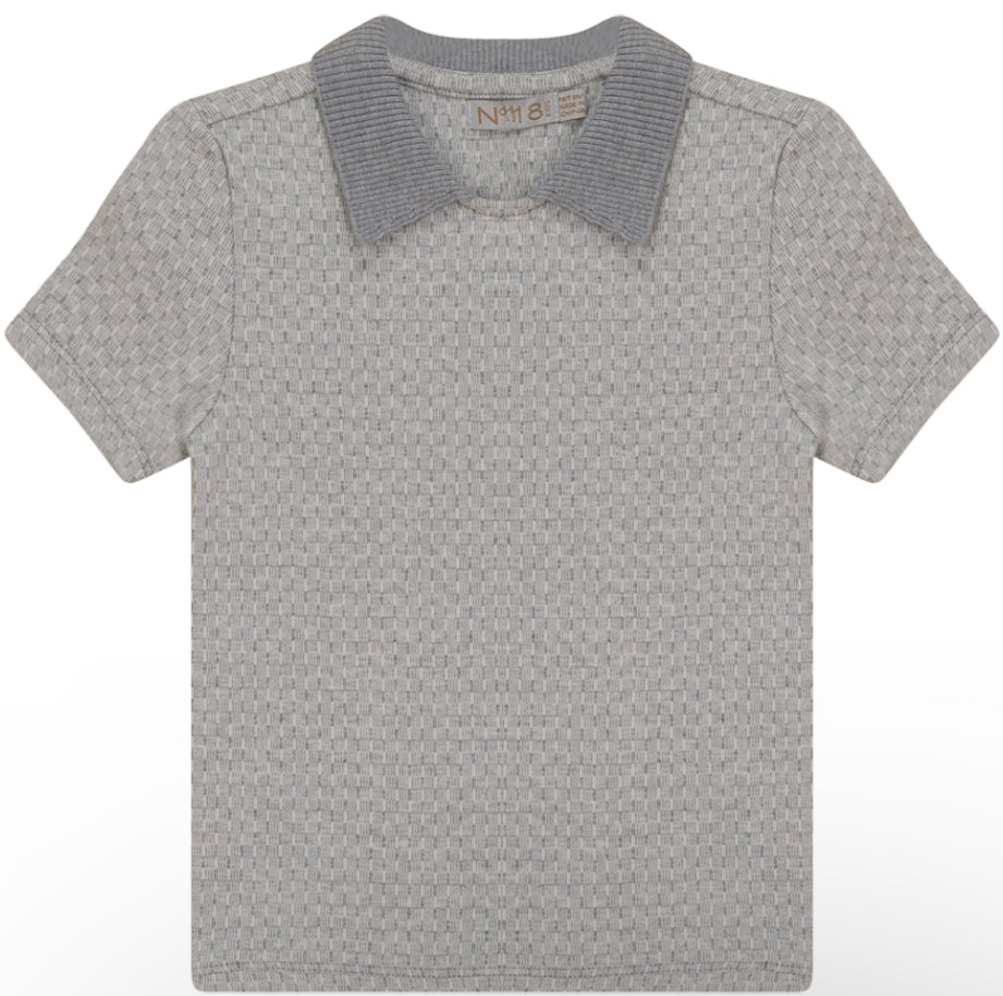 Grid print short sleeve shirt SB2CY1675